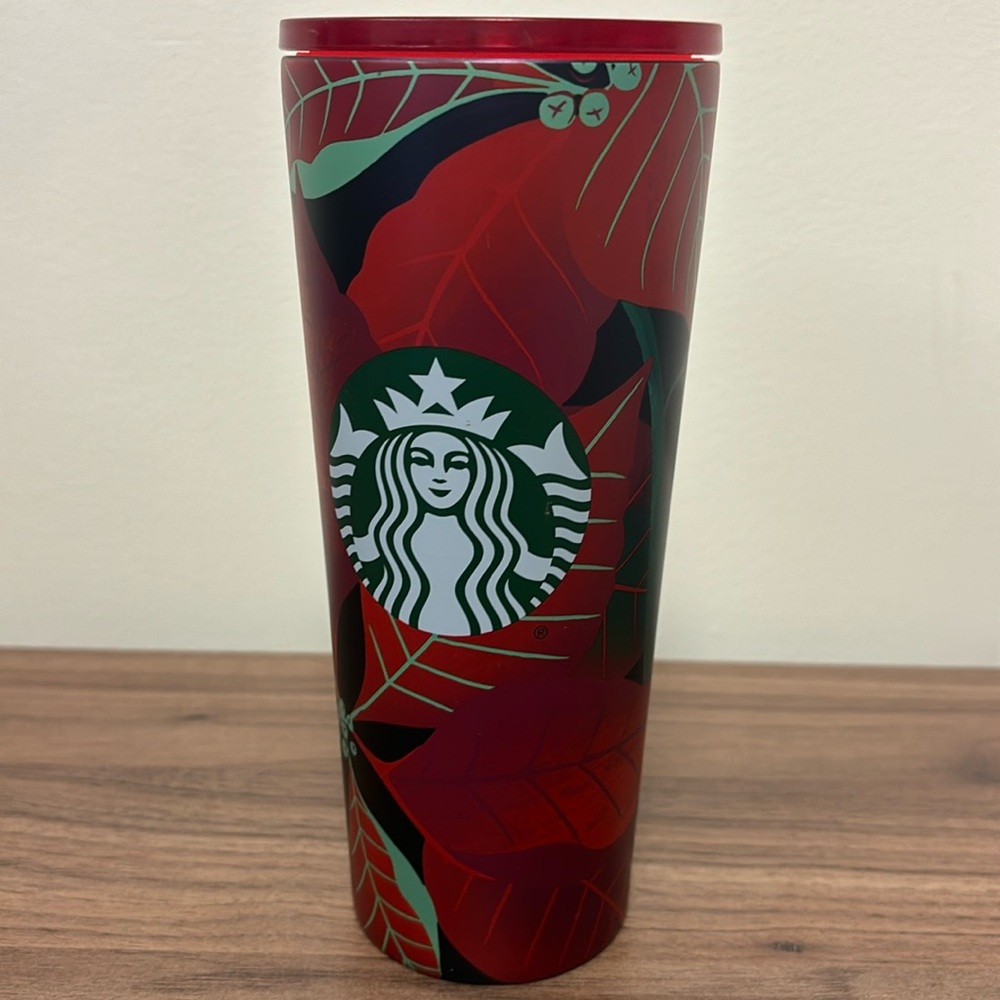 Starbucks holiday poinsettia tumbler